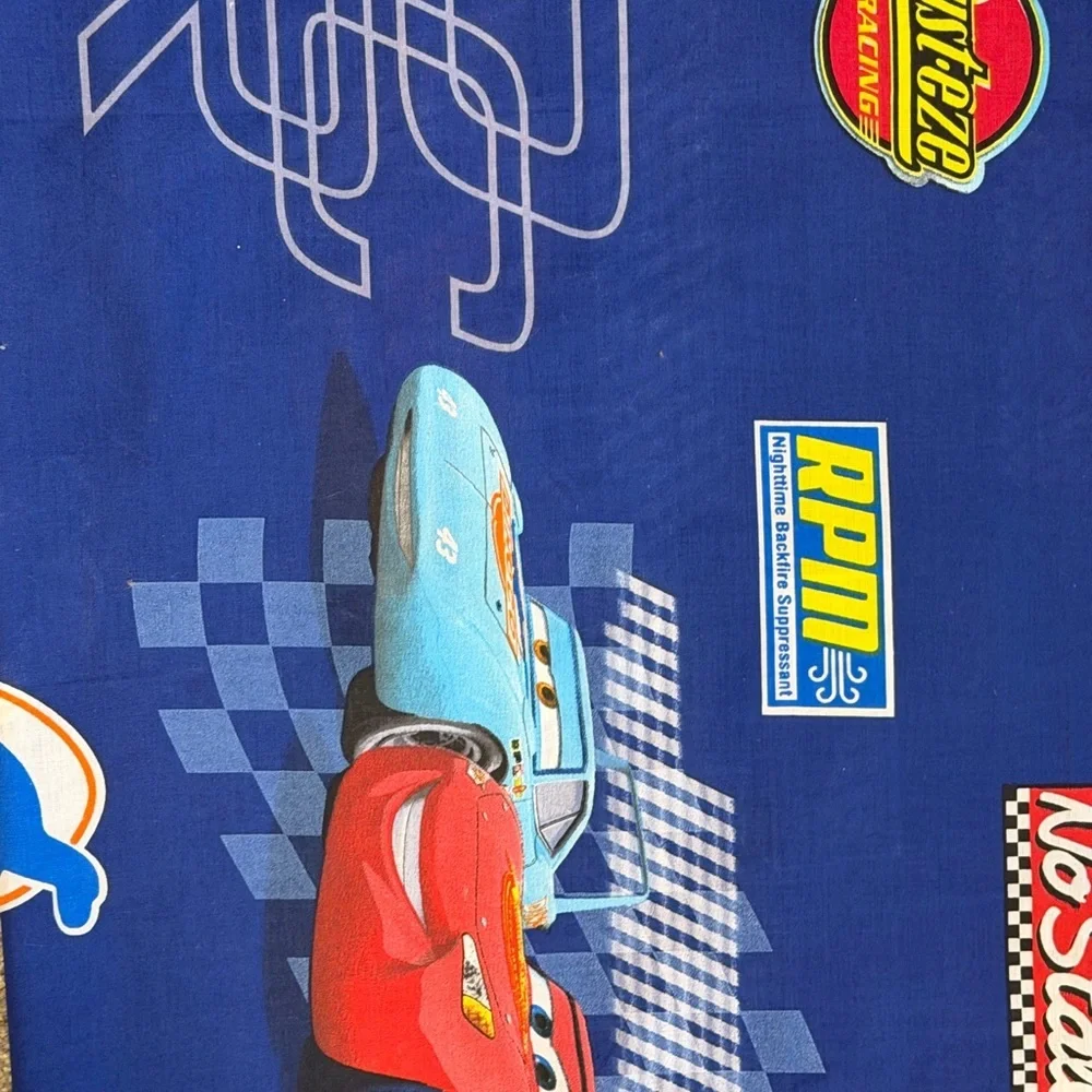 Disney Pixar Cars Twin Flat Sheet Lightning McQueen - Picture 2 of 4